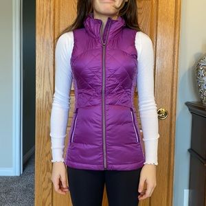 Lululemon purple vest size 2